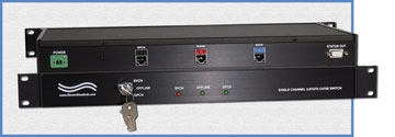 Model 5529 Single Channel, 3-State, Cat5e RJ45 Keylock Network Switch 